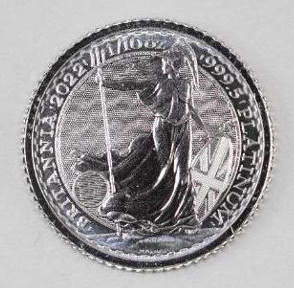 2020 Great Britain Britannia 1/10thoz. .9995 Fine Platinum