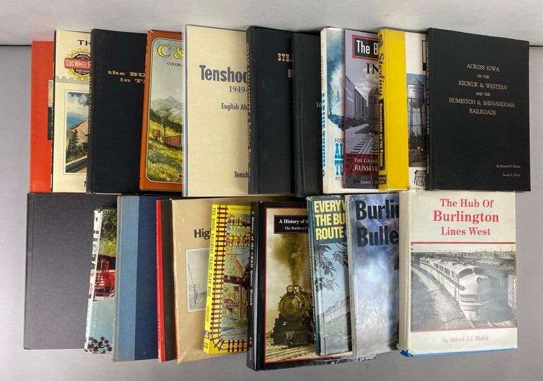 Group of 21 Books on Trains and More - Matthew Bullock Auctioneers