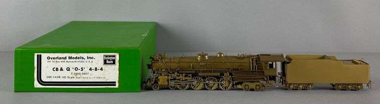 Overland Models Brass HO Scale 4-8-4 BR Locomotive and Tender