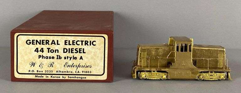W and R Brass HO Scale GE Diesel Switcher