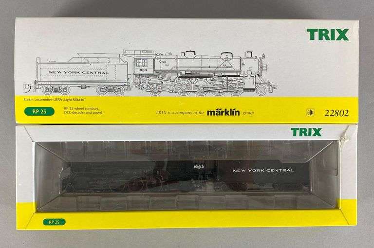 Trix Marklin Brass HO Scale No. 1883 NYC Locomotive And Tender