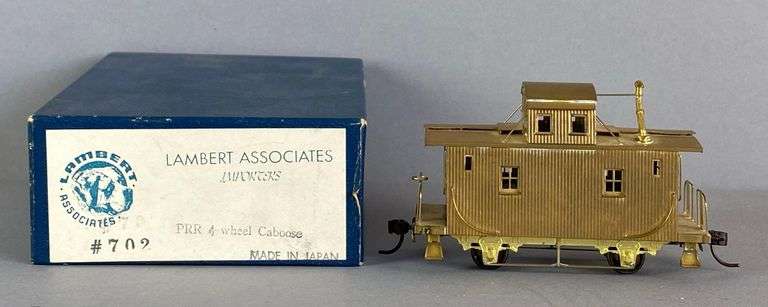 Lambert Brass HO Scale PRR 4 Wheel Caboose