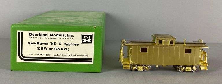 Overland Models Brass HO Scale NH RR NE-5 Caboose