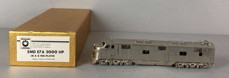 Oriental Limited Brass HO Scale CB and Q EMD 2000 HP Locomotive