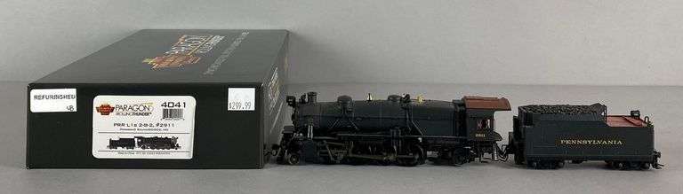Broadway Limited Brass HO Scale No. 2911 2-8-2 PRR Locomotive and Tender