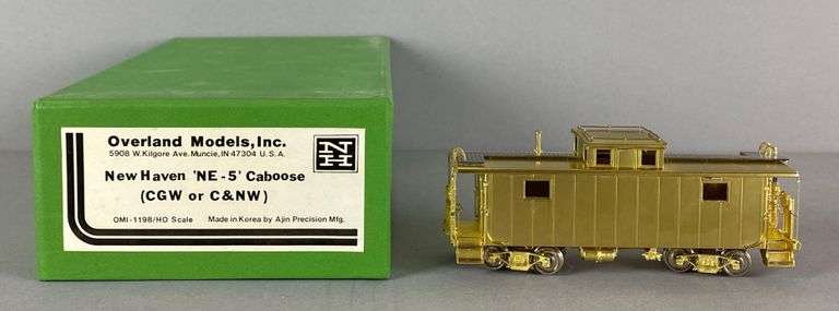 Overland Models Brass HO Scale NE RR NE-5 Caboose