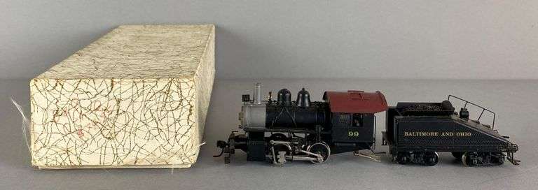 Kadee Brass HO Scale No. 99 B and O 0-4-0 Locomotive and Tender