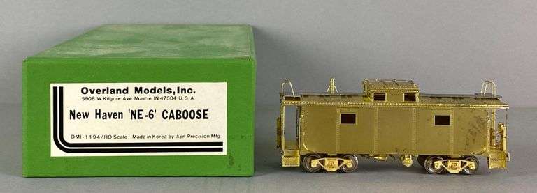 Overland Models Brass HO Scale NH RR NE-6 Caboose