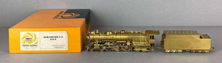 Sunset Models Brass HO Scale BR 4-6-4 Locomotive and Tender