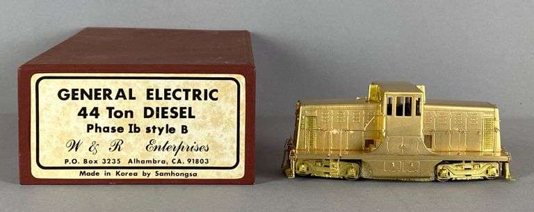W and R Brass HO Scale GE Diesel Switcher