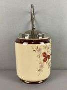 Antique Ornate Porcelain Tobacco Jar