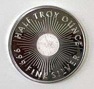 Vintage Sunshine Minting. 1/2 oz .999 Fine Silver Round
