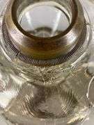 Antique EAPG Presses Glass Oil Lamp
