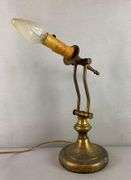 Antique Brass Swivel Desk Lamp