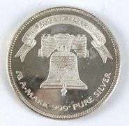 1983 A-Mark Liberty Silver 1 oz .999 Fine Silver Round