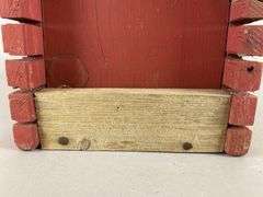 Primitive Painted Wood Bird House