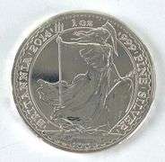 2014 Great Britain 2 Pound Britannia 1 oz .999 Fine Silver Coin