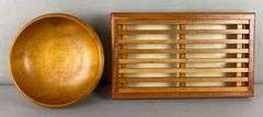 Group of 2 Wooden Kitchen Items