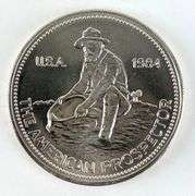 1984 Engelhard The American Prospector 1 oz .999 Fine Silver Round