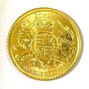 2022 British 10 Pound Royal Arms 1/10 oz .999 Fine Gold Coin