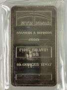 NTR Metals 10 oz .999 Fine Silver Ingot/ Bar