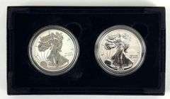 2021 US Mint American Eagle 1 oz Reverse Proof Two Coins Designer Edition