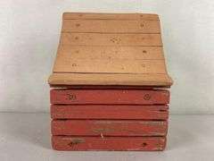 Primitive Painted Wood Bird House