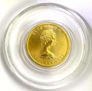 1982 Canadian Maple Leaf $5 1/10 oz. .9999 Gold Coin