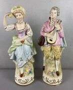 Group of 2 Porcelain French Provincial Figures