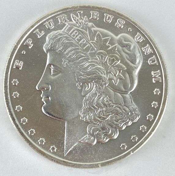 US Morgan Dollar Replica 1 oz .999 Fine Silver Round