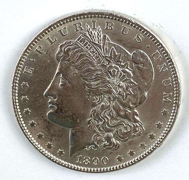 1890 US $1 Morgan Silver Dollar