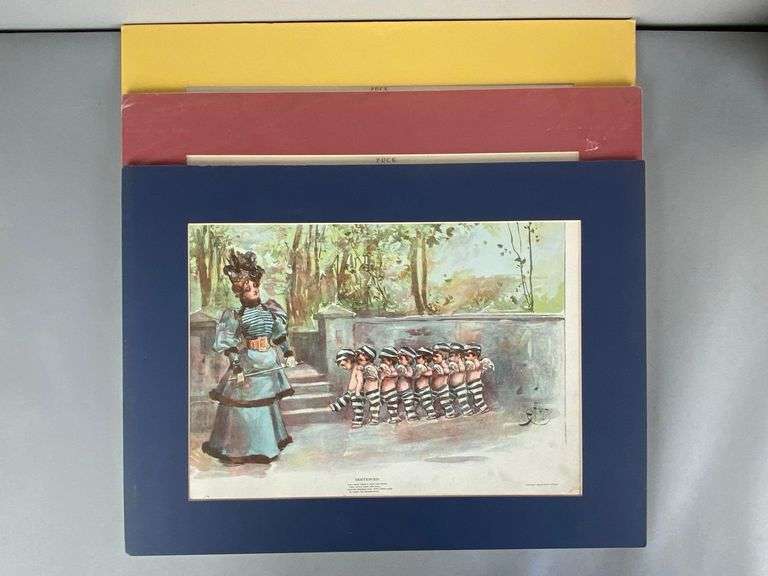 Group of 4 Vintage Political Statement Lithographs
