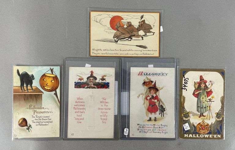 Postcards - 5 Halloween