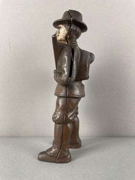 Antique Hubley Minuteman Cast Iron Bank