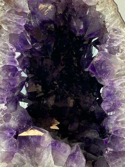 Natural Purple Amethyst Cathedral Geode