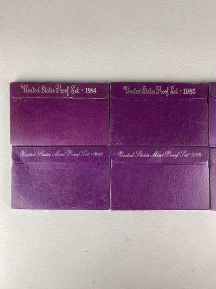 Group of 8 US Mint Coin Proof Sets