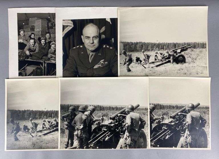 Group of 6 Large WW2 US Military Photographs