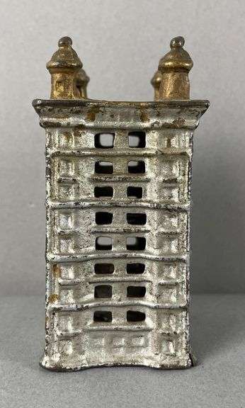 Antique Cast Iron A.C. Williams Building Bank