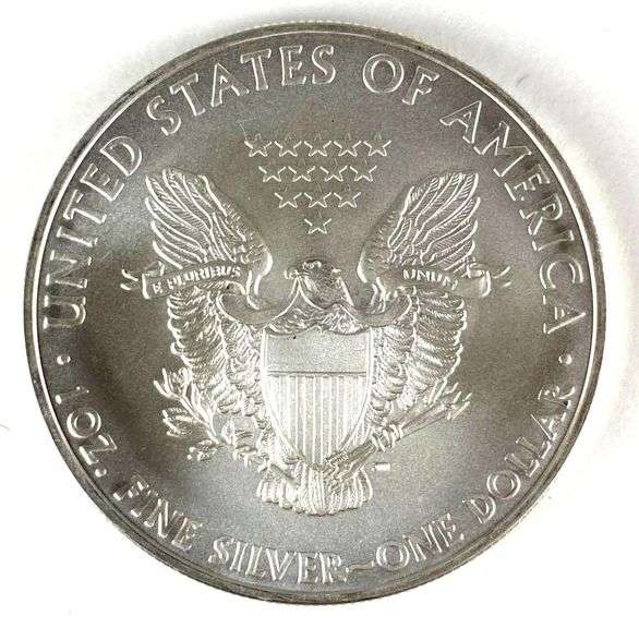 2008 US Mint American Silver Eagle 1 oz .999 Fine Silver