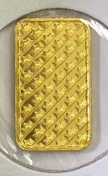 Sunshine Minting 1 Gram .999 Fine Gold Ingot/ Bar