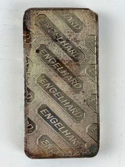 Engelhard 10 oz .999 Fine Silver Ingot/ Bar