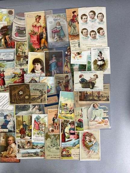 Group of Antique Trade Advertising Cards
