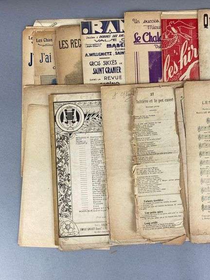 Group of Vintage Sheet Music