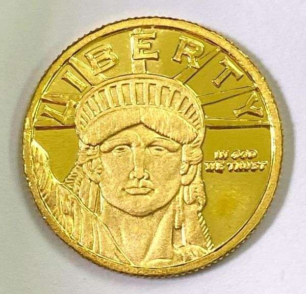 Money Metals Exchange Statue of Liberty 1/10oz .999 Fine Gold Coin