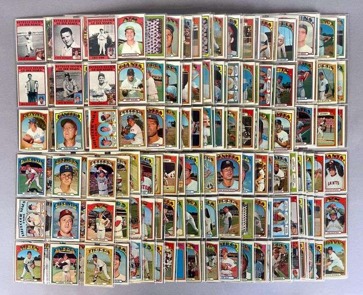 1972 Topps Baseball Complete Set - Matthew Bullock Auctioneers