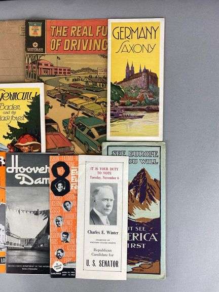 Group of Assorted Brochures