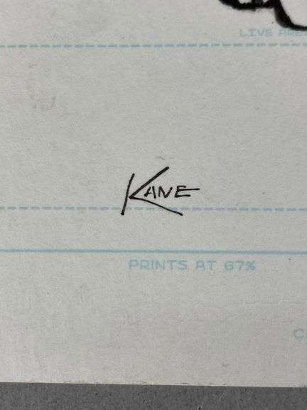 Group of 4 Signed Original Comic Book Artworks
