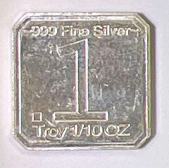 RARE 1/10 oz .999 Fine Silver Bar