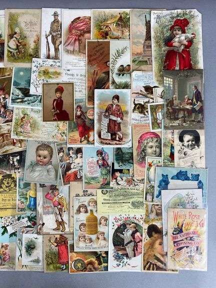 Group of Antique Trade Advertising Cards