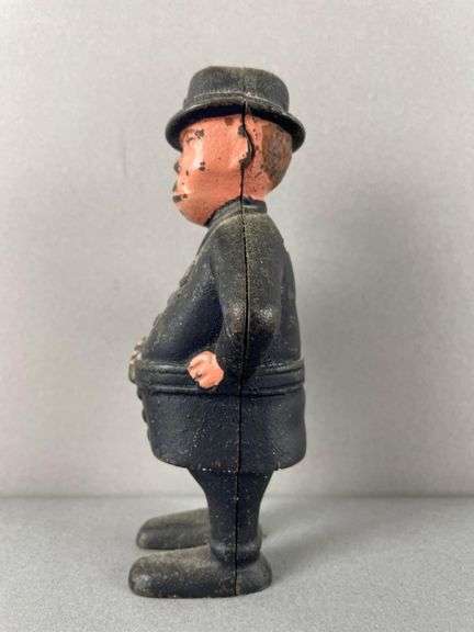 Antique A.C. Williams Mulligan the Cop Cast Iron Bank